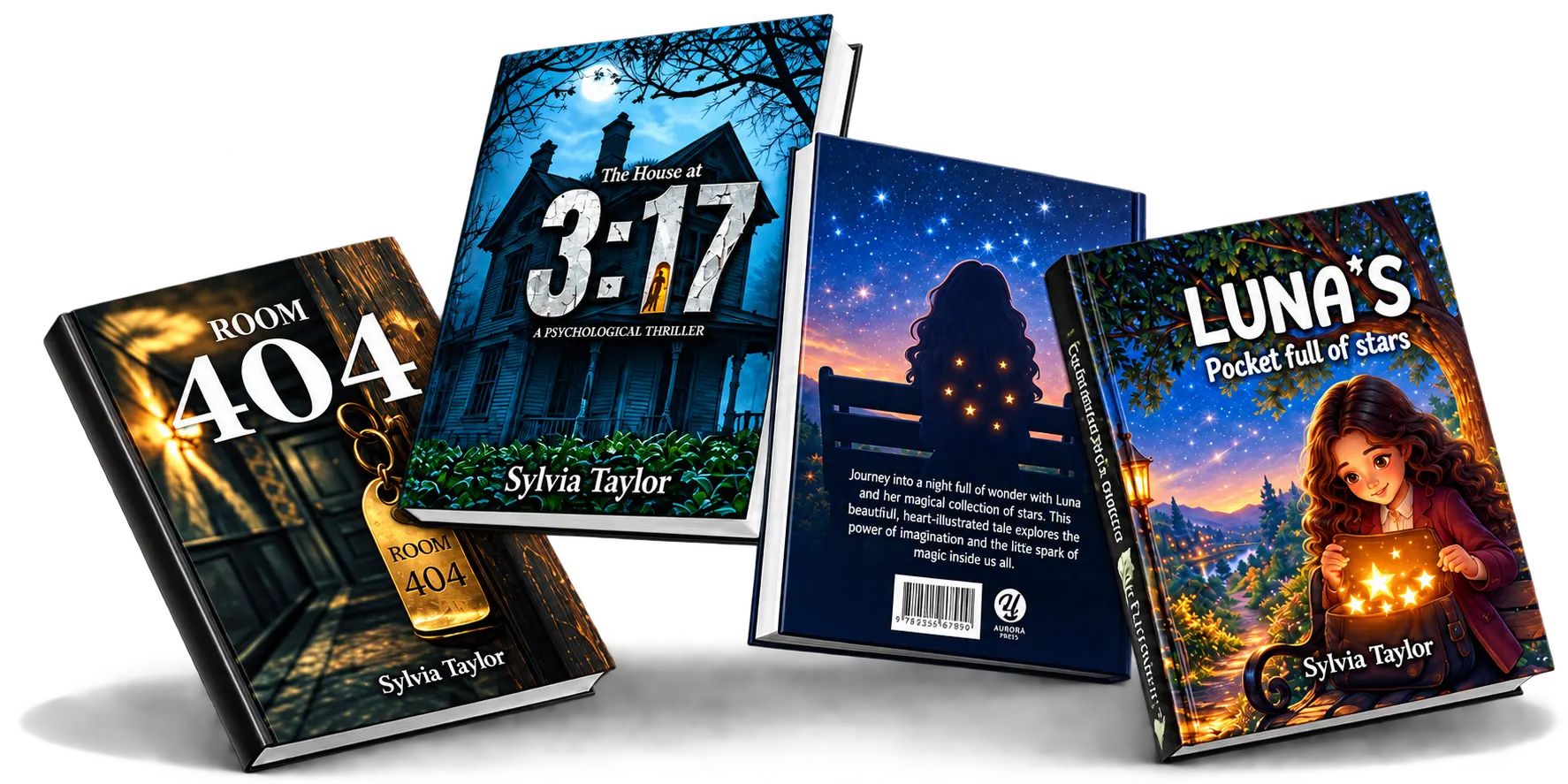 A collection of books by Sylvia Taylor